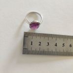 Серебряное кольцо с александритом 8.013ct, вес изделия 4,46 гр (2144908) 19 размер