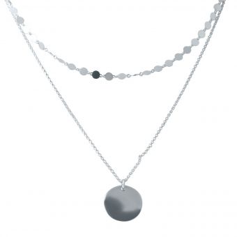 Срібний ланцюжок без каменів, вага виробу 8,06 г (2006077) 450500 розмір
