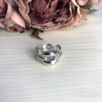 Серебряное кольцо с без камней, вес изделия 6,72 гр (2067849) 18 размер