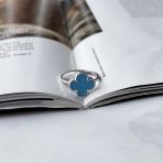 Серебряное кольцо с бирюзой, вес изделия 3,01 гр (60001919) 19 размер