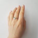 Серебряное кольцо с , вес изделия 2,47 гр (2116066) 19 размер