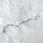 Срібний браслет з опалом 2.96ct, вага виробу 7,19 гр (2152835) розмір 1720.