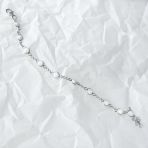Срібний браслет з опалом 2,415 карат, вага виробу 2,59 г (2152828) розмір 1720