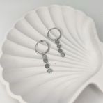 Срібні сережки без каменів (2134305)