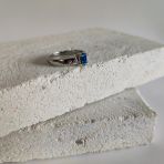 Серебряное кольцо с опалом 0.396ct, вес изделия 2,65 гр (2125310) 18 размер