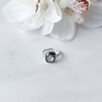 Серебряное кольцо с мистик топазом 8.181ct, вес изделия 4,97 гр (2151227) 17.5 размер