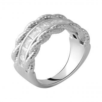 Серебряное кольцо с , вес изделия 7,29 гр (2051268) 16.5 размер