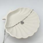 Срібний браслет без каменів, вага виробу 2,96 г (2138020), розмір 1720.