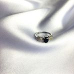 Серебряное кольцо с натуральным сапфиром 1.615ct, вес изделия 2,95 гр (2063148) 18.5 размер