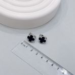 Срібні сережки з натуральним лазуритом (60001933)