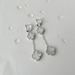 Срібні сережки з натуральним перламутром (2130352)