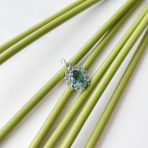 Серебряная подвеска с топазом Лондон Блю 3.762ct (2151784)