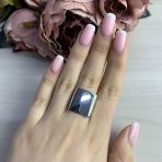 Серебряное кольцо с без камней, вес изделия 8,51 гр (2022336) 19 размер