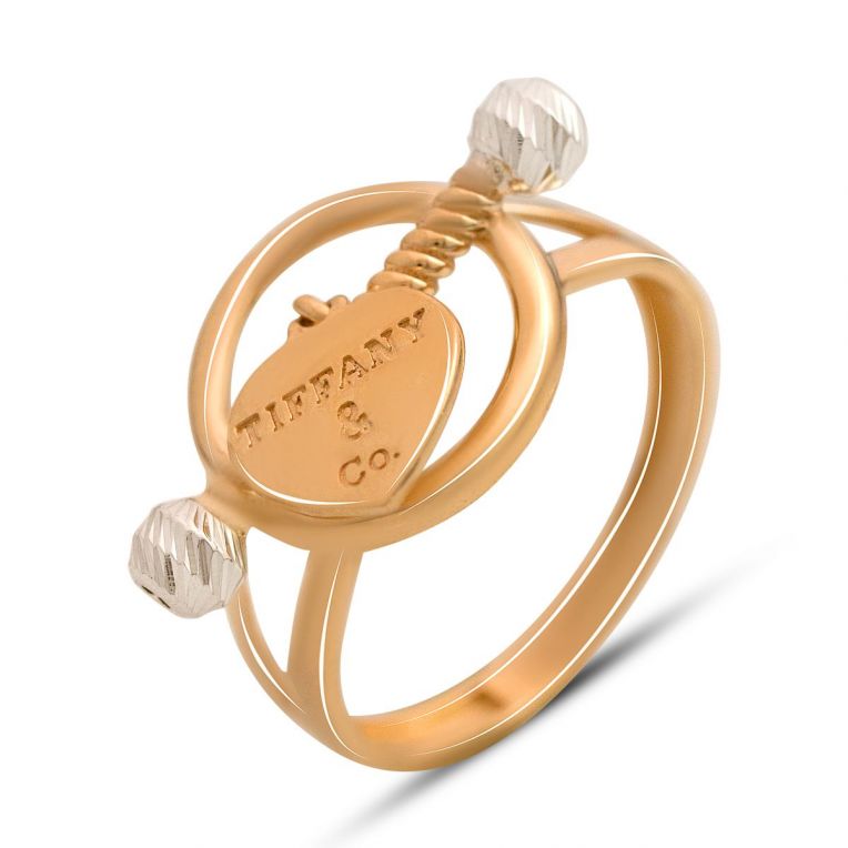 Золотое кольцо без камней (14882104) 18.5 размер