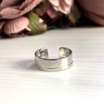 Серебряное кольцо с без камней, вес изделия 3,57 гр (2030119) 16.5 размер