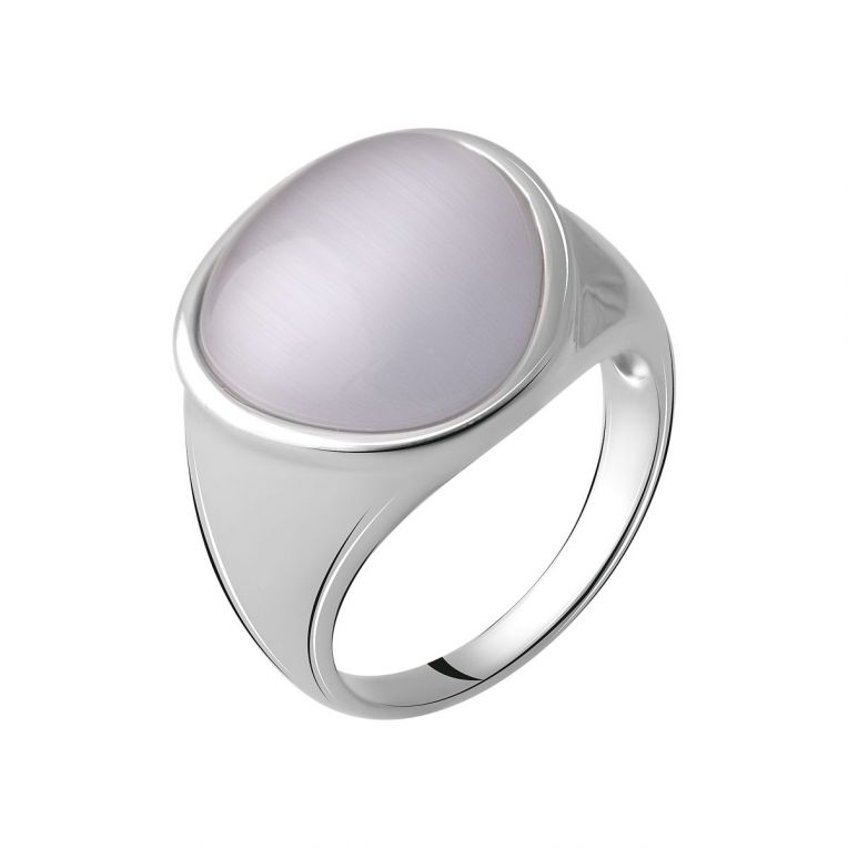 Серебряное кольцо с кошачьим глазом 9.2ct, вес изделия 8,03 гр (2054900) 17 размер