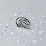 Серебряное кольцо с без камней, вес изделия 6,16 гр (2143932) 18 размер