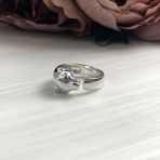 Серебряное кольцо с без камней, вес изделия 8,9 гр (2016427) 18 размер