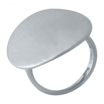 Серебряное кольцо с без камней, вес изделия 8,68 гр (2016311) 17.5 размер