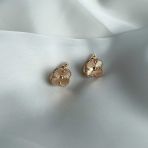 Золоті сережки без каменів (13219601)