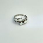 Серебряное кольцо с опалом 0.843ct, вес изделия 2,64 гр (2113621) 18 размер