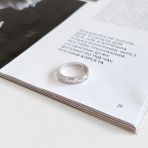 Серебряное кольцо с фианитами, вес изделия 2,56 гр (2144748) 18 размер