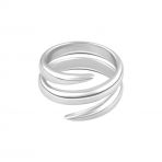 Серебряное кольцо с без камней, вес изделия 5,31 гр (2080121) 16.5 размер