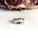 Серебряное кольцо с без камней, вес изделия 5,58 гр (2056744) 18.5 размер