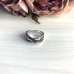 Серебряное кольцо с фианитами, вес изделия 6,48 гр (2067306) 16.5 размер