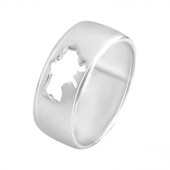 Серебряное кольцо с без камней, вес изделия 4,81 гр (2136842) 18 размер