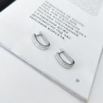 Срібні сережки з фіанітами (2144496)