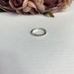 Серебряное кольцо с фианитами, вес изделия 1,71 гр (2082149) 18 размер