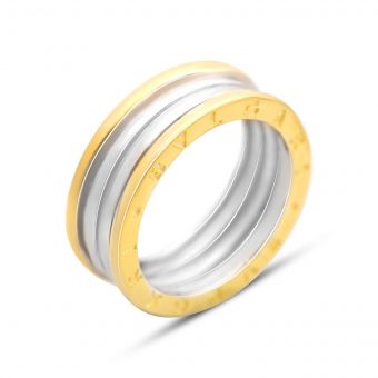 Серебряное кольцо с без камней, вес изделия 6,2 гр (2148456) 17.5 размер