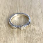 Серебряное кольцо с без камней, вес изделия 2,2 гр (1920053) 15.5 размер