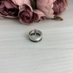Серебряное кольцо с керамикой, вес изделия 7,58 гр (2070023) 17.5 размер
