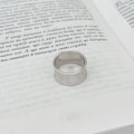 Серебряное кольцо с без камней, вес изделия 6,22 гр (2143802) 18 размер