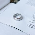 Серебряное кольцо с фианитами, вес изделия 8,37 гр (2143895) 19 размер