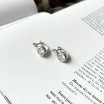 Срібні сережки з фіанітами (2138808)