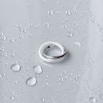 Серебряное кольцо с керамикой, вес изделия 3,77 гр (2154457) 18 размер