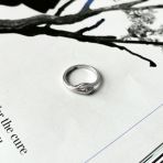 Серебряное кольцо с без камней, вес изделия 2,41 гр (2079538) 16.5 размер