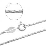 Серебряная цепочка без камней, вес изделия 6,31 гр (2142782), размер 550