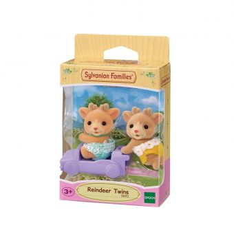 Ігровий набір Sylvanian Families Північні оленята-двійнята на машинці (5693)