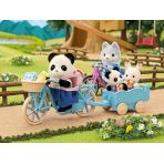 Ігровий набір Sylvanian Families Панда з велосипедом та роликами (5652)