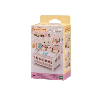 Ігровий набір Sylvanian Families Дитяче ліжечко для трійні з мобілем (5534)