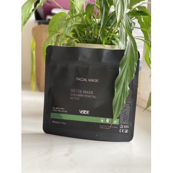 Альгінатна маска із чорним вугіллям Detox Mask Verde