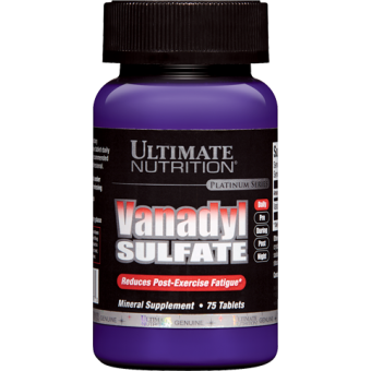 Ванаділ Сульфат 10мг, Ultimate Nutrition, 75 таблеток