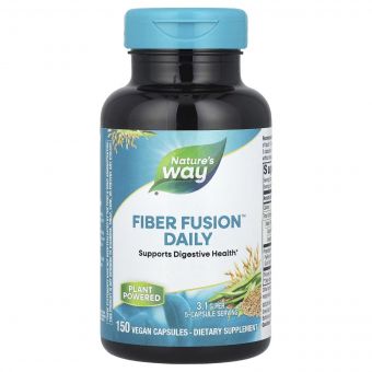 Клітковина, Fiber Fusion Daily, Nature's Way, 150 вегетаріанських капсул