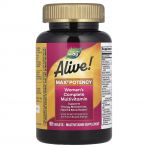 Мультивітаміни для жінок, Alive! Max3 Potency, Women's Complete Multivitamin, Nature's Way, 90 таблеток