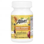 Мультивітаміни із залізом, повний комплекс, Alive! Daily Energy, Complete Multivitamin, Nature's Way, 60 таблеток