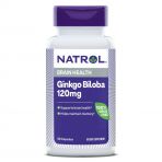 Гінкго Білоба, 120 мг, Ginkgo Biloba, Natrol, 60 капсул